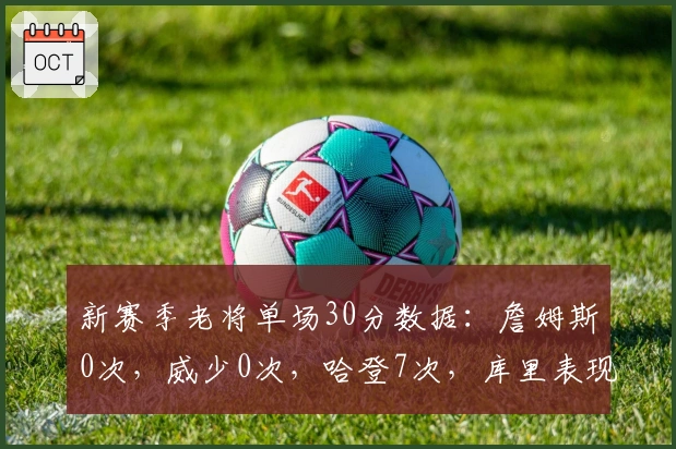 新赛季老将单场30分数据：詹姆斯0次，威少0次，哈登7次，库里表现出色